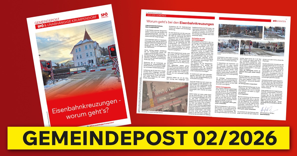 Gemeindepost Feber 2026 Krumpendorf