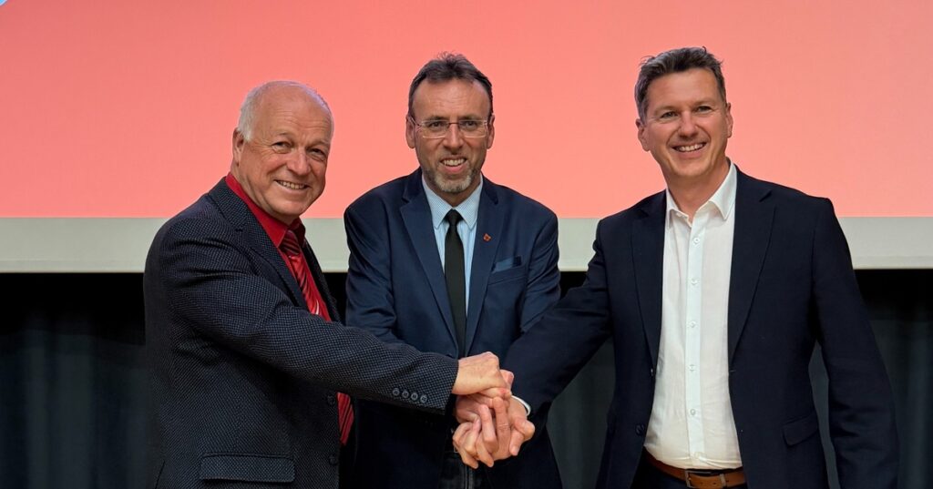 Ingo App&eacute; &uuml;bergibt Stadtparteivorsitz an Christian Gamsler