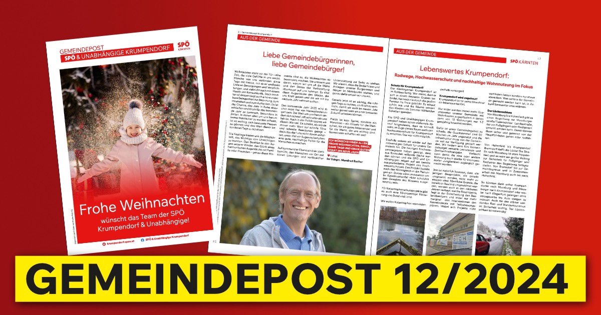 Gemeindepost Dezember 2024 Krumpendorf