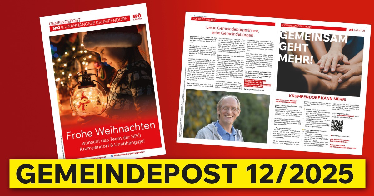 Gemeindepost Dezember 2025 Krumpendorf