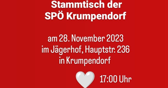SPÖ Stammtisch der Ortsorganisation Krumpendorf