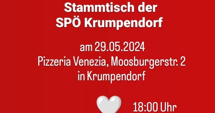 SPÖ Stammtisch der Ortsorganisation Krumpendorf