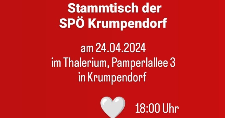 SPÖ Stammtisch der Ortsorganisation Krumpendorf
